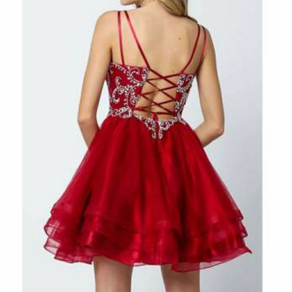 Blue mauve pink bur6 formal evening gown party - Picture 6 of 7